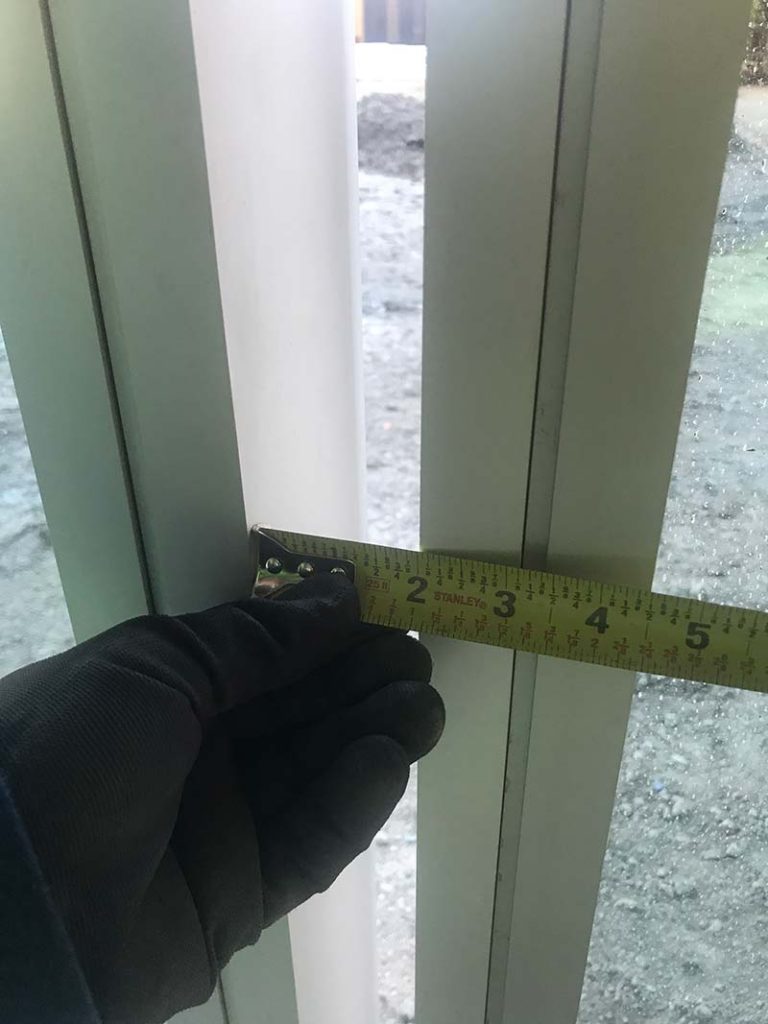 measuring window expansion joints