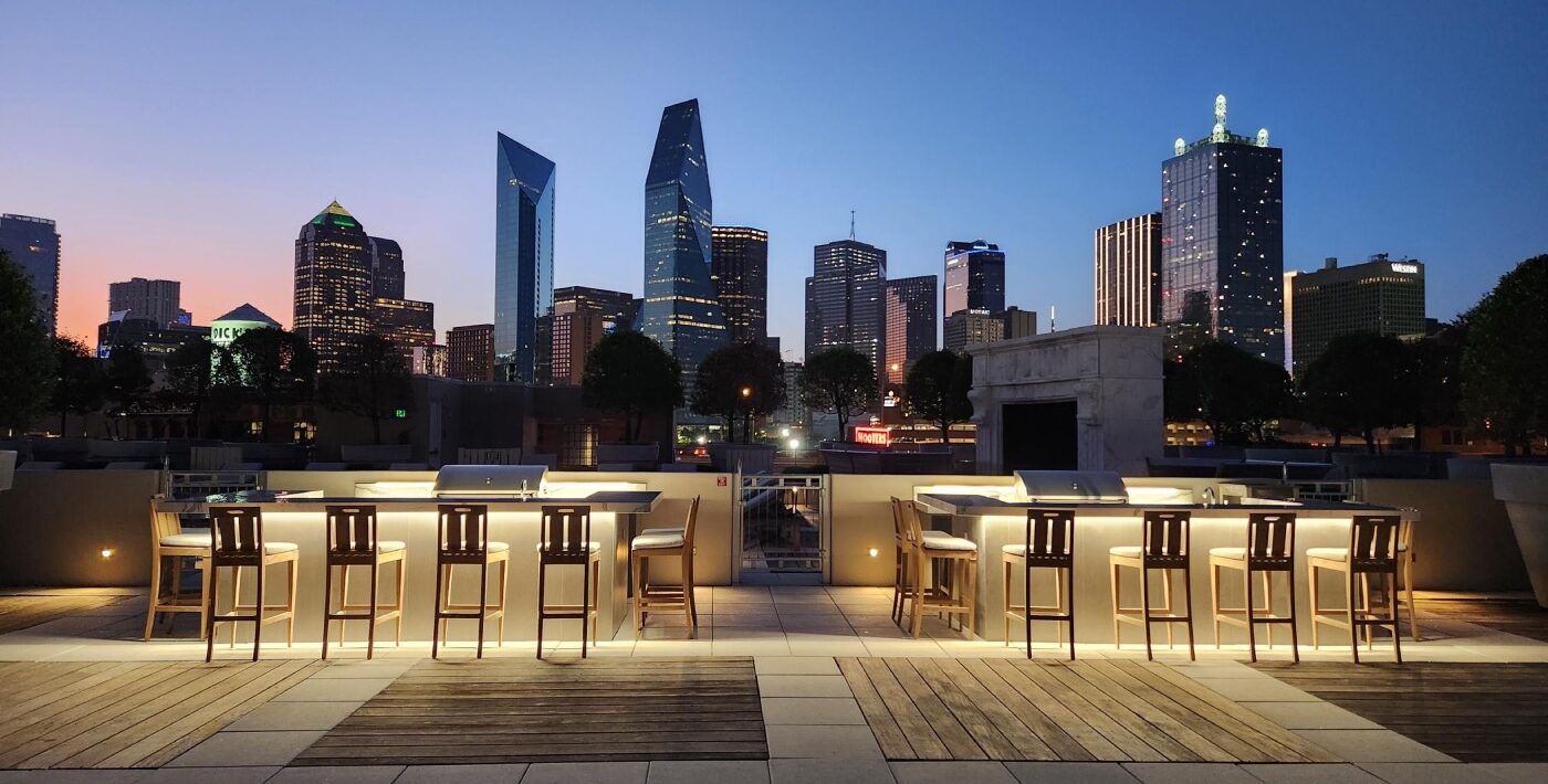 waterproofing project by Angel the Waterproofing Company in downtown Dallas, Texas